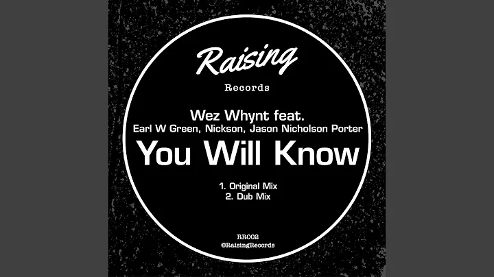 You Will Know (Main Mix)