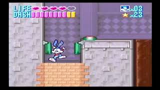 タイニートゥーンアドベンチャーズ(SFC版)ステージ1【プレイ動画】