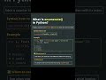enumerate() in Python #shorts #python