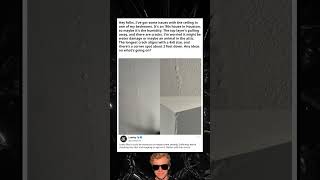 Ceiling Crack Mystery Solved
