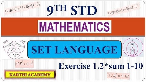 TN Samacheer 9th std Unit -I Set Language Exercise 1.2 , Sum no : 1 -10