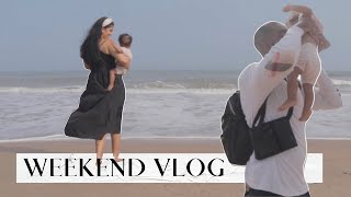 weekend vlog// beach + taco recipe + lunch w/ friends