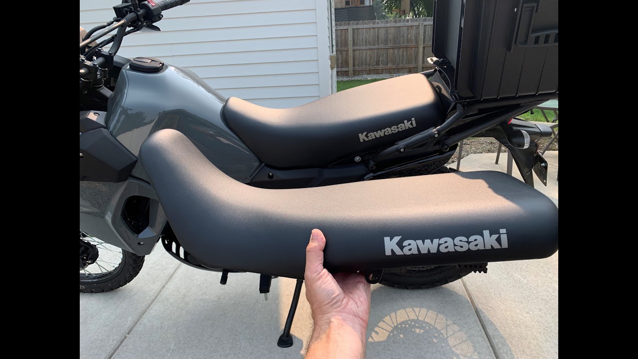 I Put a Seat from a Standard Height KLR650 on my KLR650 S!