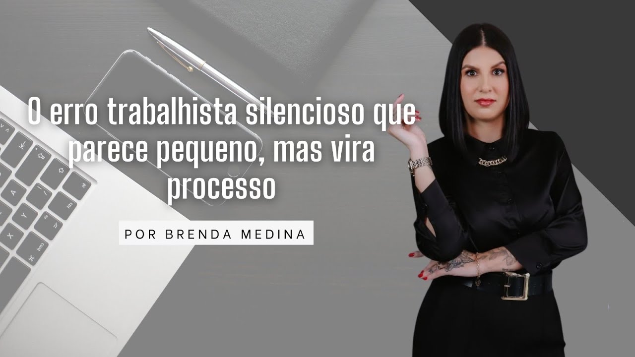 O erro trabalhista silencioso que parece pequeno, mas vira processo.