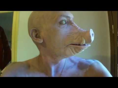 Dragon Man Latex Prosthetic Mask and other Bits - YouTube