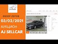 Лоты на аукционе AJ Sellcar - 03.02.2021