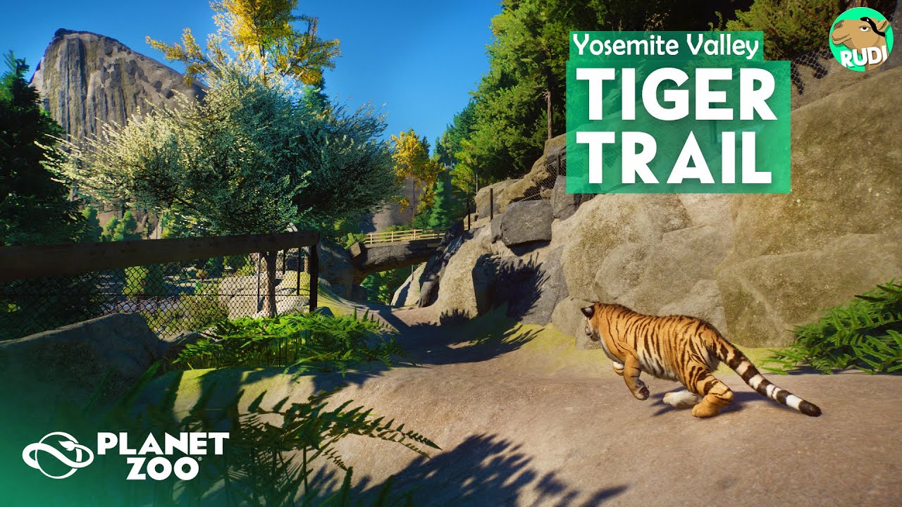 SIBERIAN TIGER Trail - Yosemite Valley Zoo - Planet Zoo Speedbuild