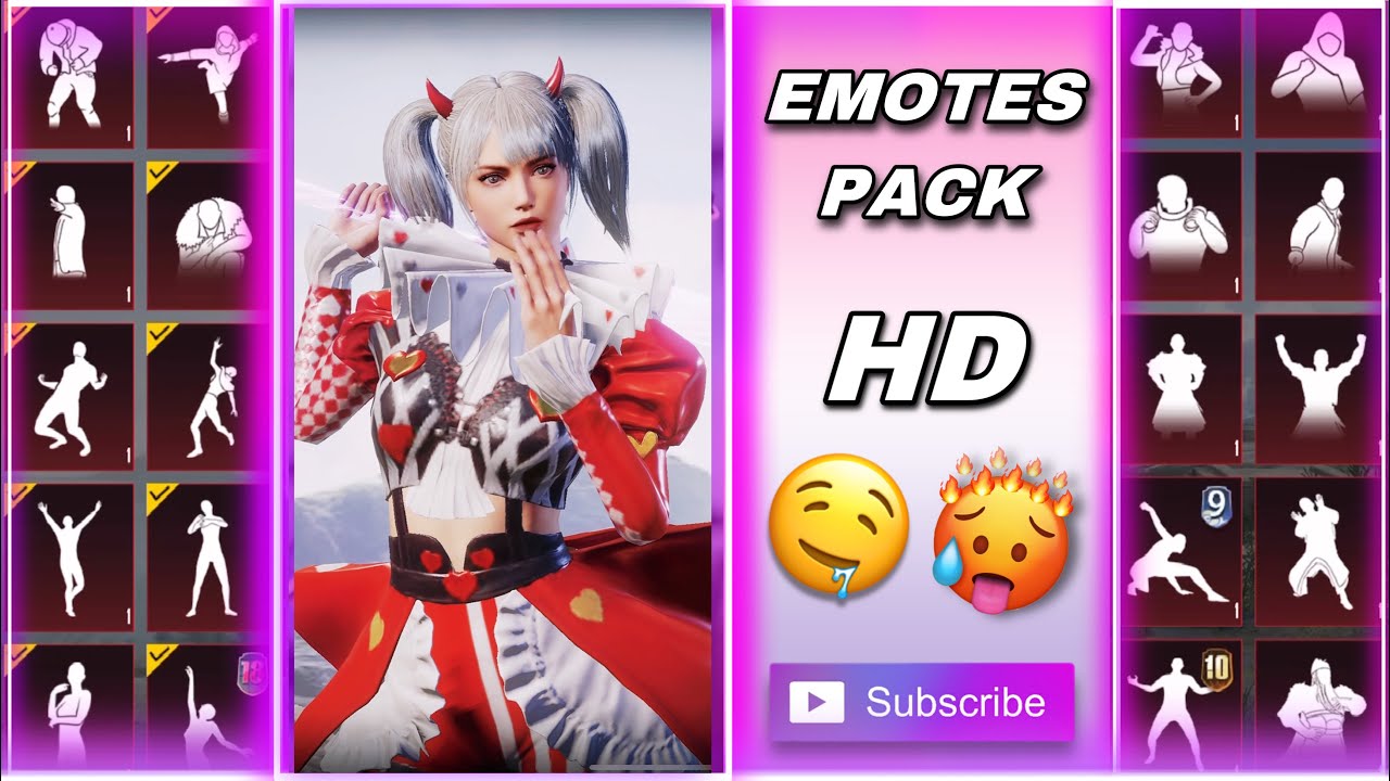 QUEEN OF WRATH SET 🥵🔥 || PUBG NEW MYTHIC EMOTES PACK 😍 || PUBG HOT OUTFITS ✨ || PUBG RED OUTFIT