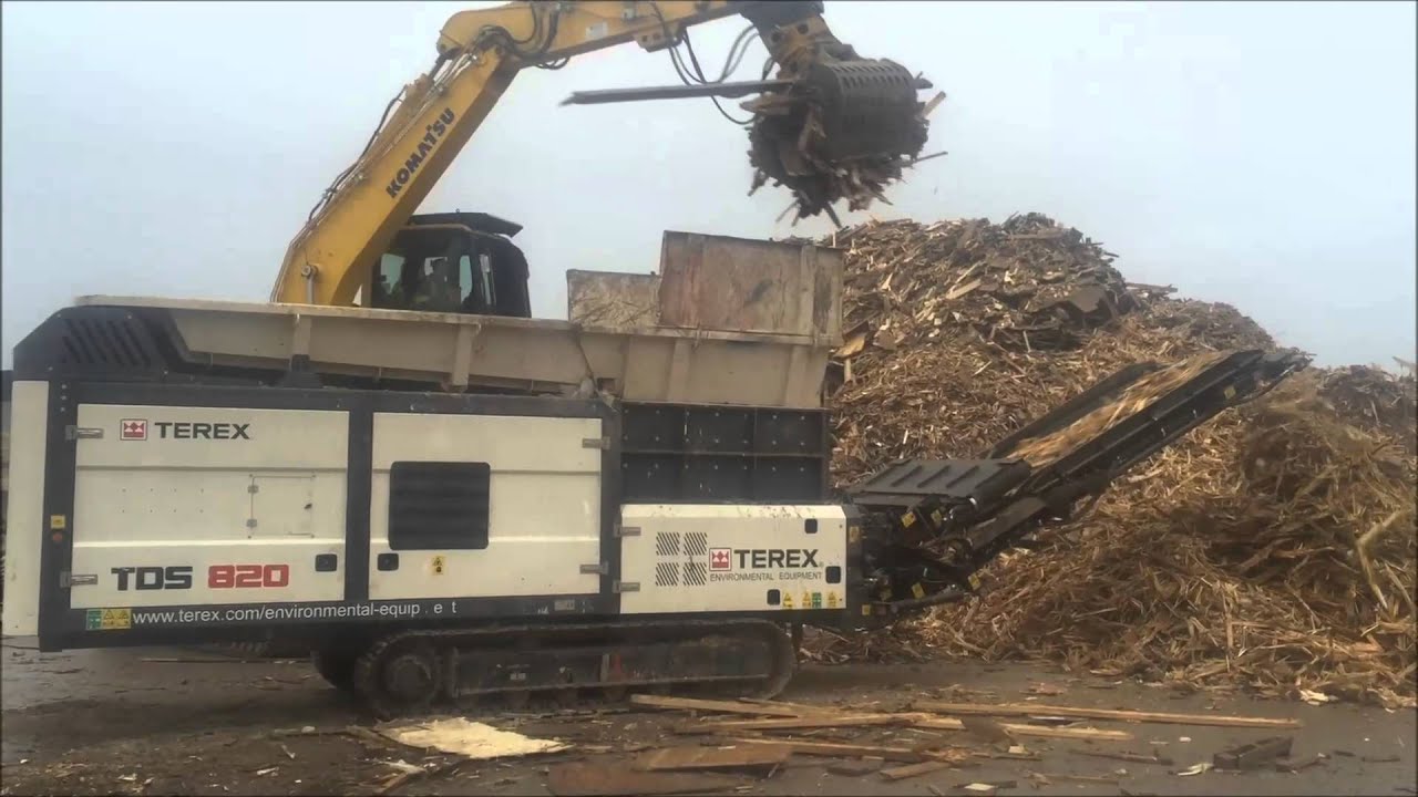 TDS820 Waste Wood Shreding