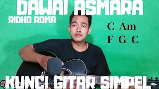 Kunci gitar simpel (Dawai Asmara - Ridho Roma) by Thoriq Bakhri tutorial gitar iu untuk pemula