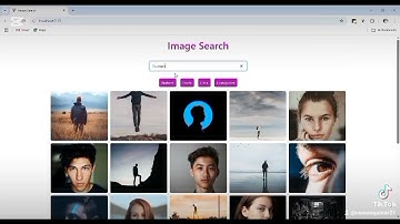Image Search App using unsplash Api with MERN Stack | @CodeWithUsman25