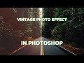 Видеоурок: Винтажный эффект, ретро фото в Фотошопе / Vintage effect, retro photo (Photoshop)