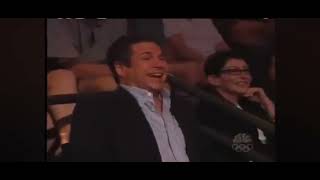 Stuttering john first day on Leno (a slob even then)