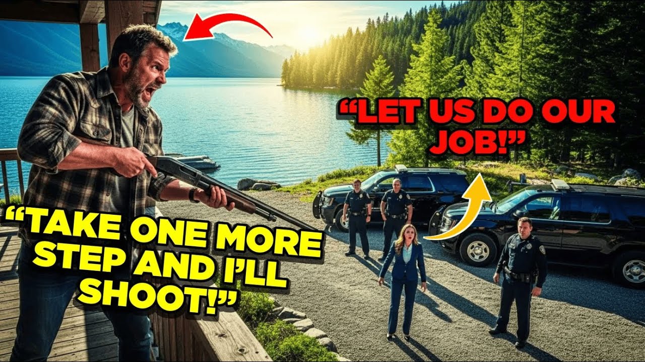 I Grabbed My Shotgun When HOA Broke Into My Lake House Then a Marshal Convoy Pulled Into My Driveway