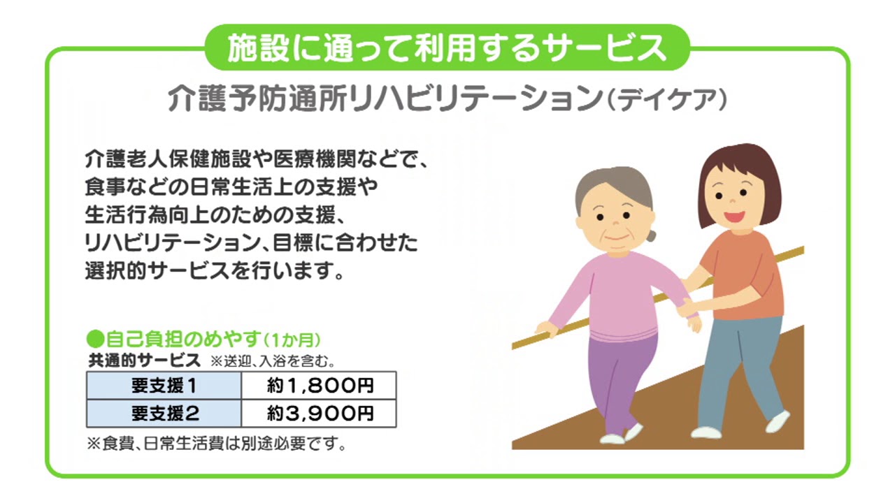 5 要支援1･2の方が使えるサービス 1介護予防サービス - YouTube