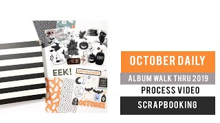 OCTOBER DAILY | WALK THRU 2019 | Scrapbooking