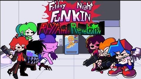Friday Night Funkin Rhythmic Revolution V1 FULL WEEK | Imposter but Human (FNF Mod) (Among Us)