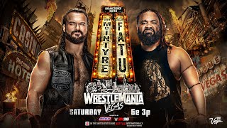 Jacob Fatu Vs. Drew Mcintyre Unsanctioned Match Wrestlemania 42 Hype Package