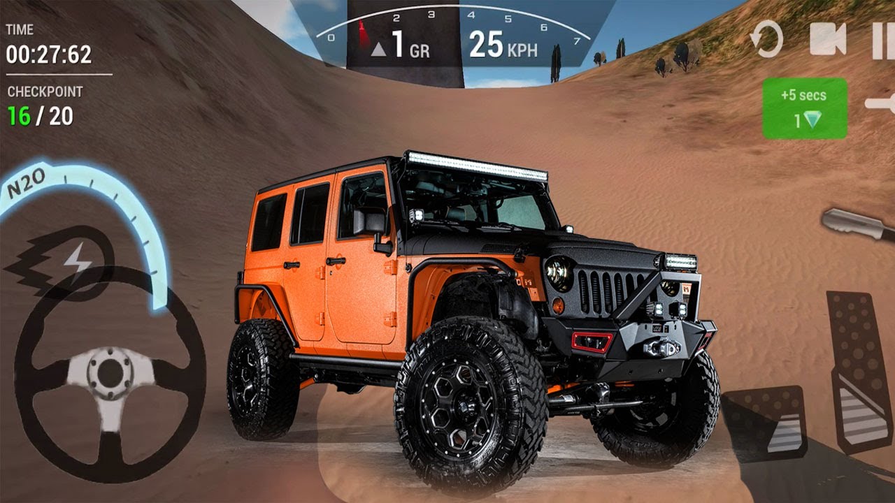 Offroad jeep simulator