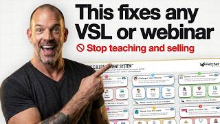 How to Fix Any VSL or Webinar (STOP Teaching and Selling)