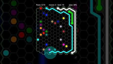 How To Solve Flow Free Hexes Jumbo Pack 2 Level 121 14x14 Board Walk Through Solution Walkthrough
