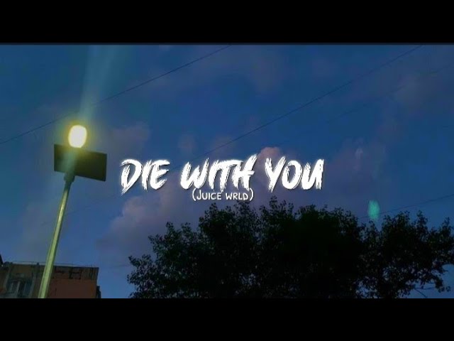 Die with you (lyrics) by juice wrld.............🎶my love is serious baby i don't play...... class=