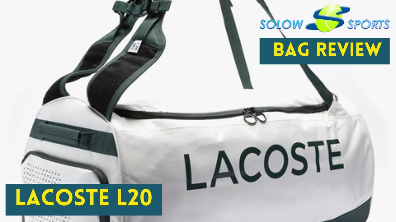 Siden Arab spion Lacoste L20 Tennis Bag Review (Tecnifibre Endurance Rackpack) - YouTube