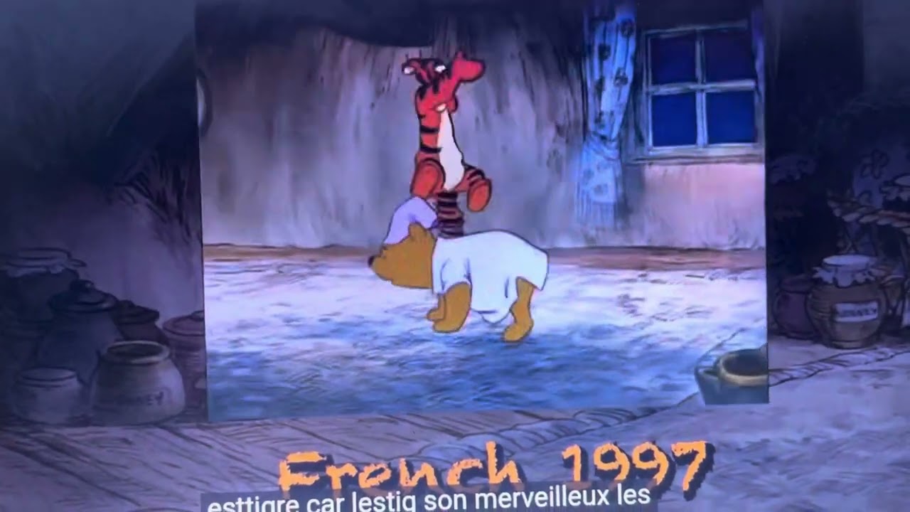 Winnie The Pooh 1977 The wonderful thing about tiggers French 1997 (NTSC)