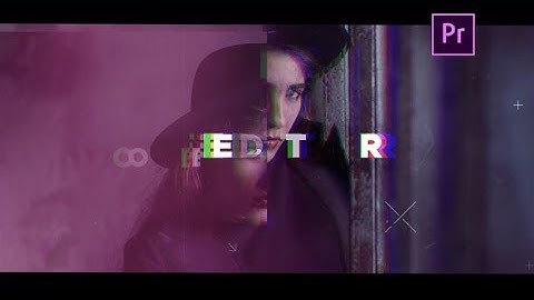 Premiere Pro Template: Glitch Style Opener