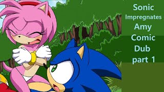 Sonic Impregnates Amy (Comic Dub)