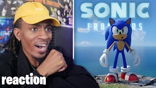 Open World Sonic Sonic Frontiers Reveal Trailer Live Reaction Game Awards 2021