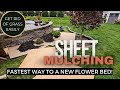 No dig gardening method diy how to create a new flower bed or garden bed with sheet mulching