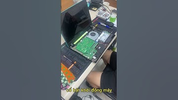 Laptop bị vào nước, cách khắc phục sự cố