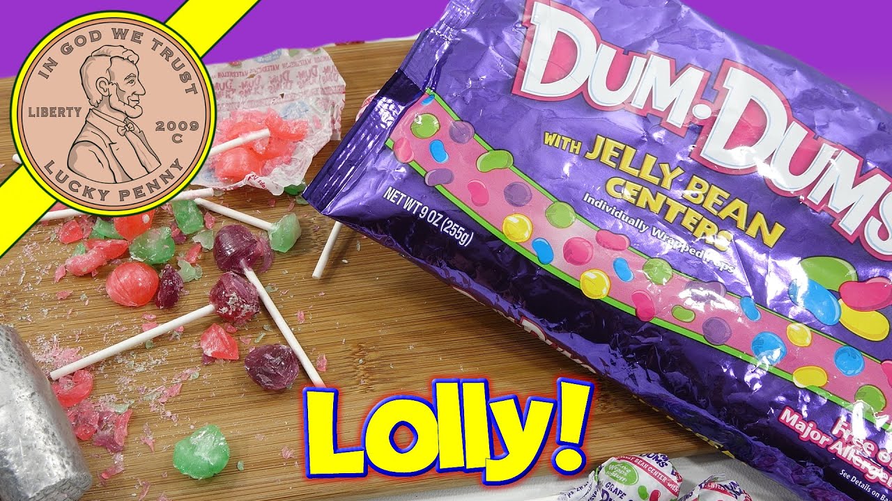 DumDums Jelly Bean Center Easter Candy Lollipops YouTube