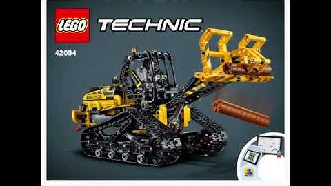 lego technic 42094 tracked loader building instruction