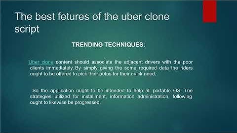 Best uber clone script