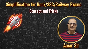 Simplification for Bank/SSC/Railway Exams: Concept and Tricks by Amar Sir 🎯🚀🔥 | Viral Maths #011