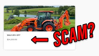 ANOTHER NEW SCAM IN THE TRACTOR WORLD. BE CAREFUL OUT THERE!