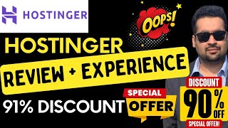 Hostinger Review 2024 My Personal Experience ✅ Exclusive 91% Discount Offer!  Don't Miss Out!