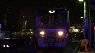 【網干出場回送】近ｱｶ207系1000番台S59編成 回送 土山駅発車