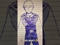quick sketch #anime#art#drawing#sketch@dangerzone.20