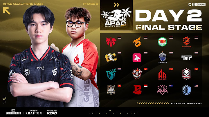 𝐏𝐆𝐒 𝐀𝐏𝐀𝐂 𝐐𝐔𝐀𝐋𝐈𝐅𝐈𝐄𝐑𝐒 𝟐𝟎𝟐𝟒 𝐏𝐇𝐀𝐒𝐄 𝟐 | FINAL STAGE DAY 2