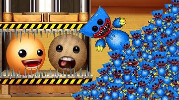 999 Huggy Wuggy vs Machine Press | Kick the Buddy Mod Poppy Playtime Android Gameplay 2022