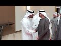 Su Alteza el Emir encabeza la comitiva de recepción del presidente de los Emiratos Árabes Unidos