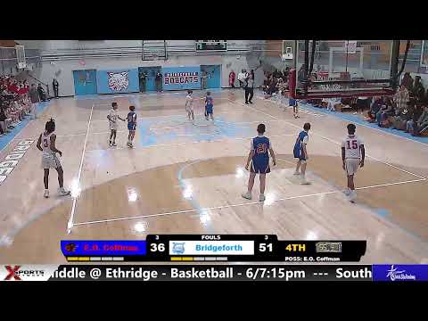 E.O. Coffman Middle School vs Bridgeforth Middle School - Boys Basketball - 12_5_2024