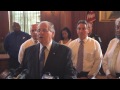 Speaker DeLeo meets with Mayor Sarno about public safety