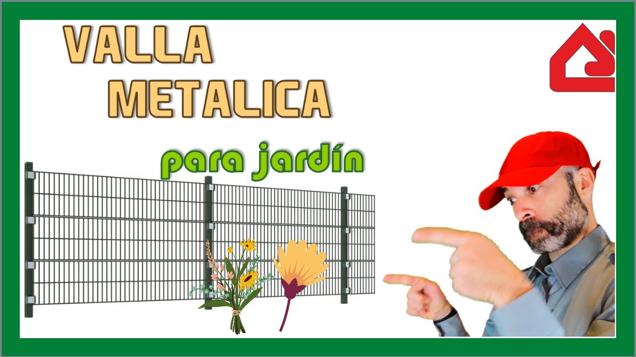 Cómo poner una valla metálica en el jardín - Bien hecho