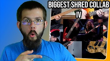 The biggest shred collab song in the world IV - Reaction