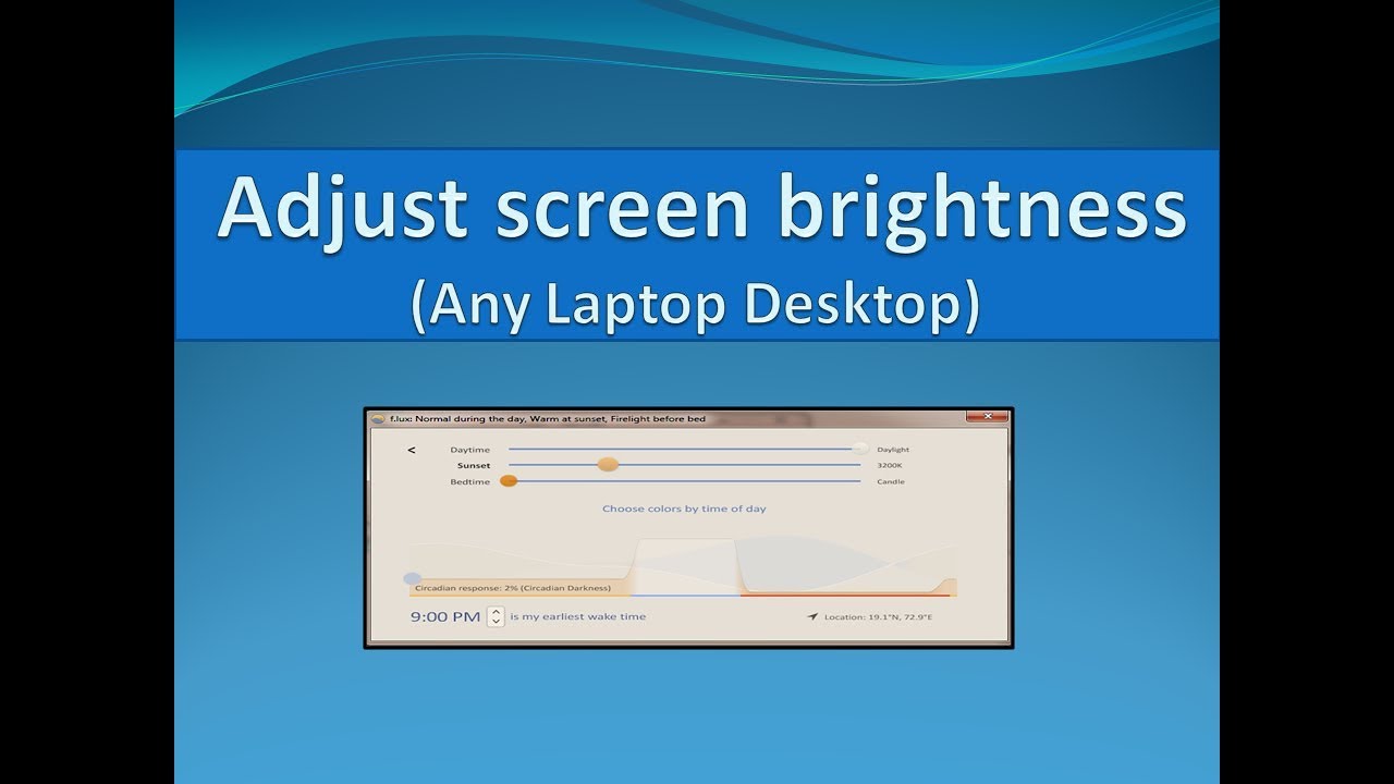 laptop display brightness control software laptop display brightness control software