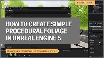 How To Create Simple Procedural Foliage In Unreal Engine 5 - Part 1